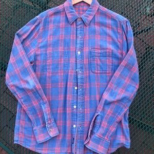 Faherty Reversible Flannel in Plaid